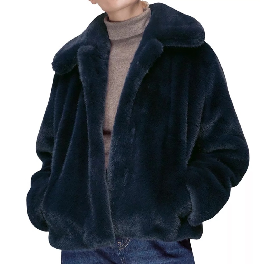 Drew faux fur coat